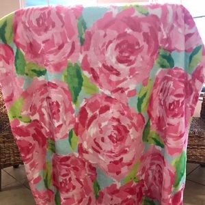 Lilly Pulitzer First Impressions Inspired Throw